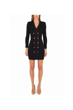 Elisabetta Franchi Casual Jurken Dresses Black -Elisabetta Franchi Winkel 7b902af8f0f4b6863bbffb7a41a8655e