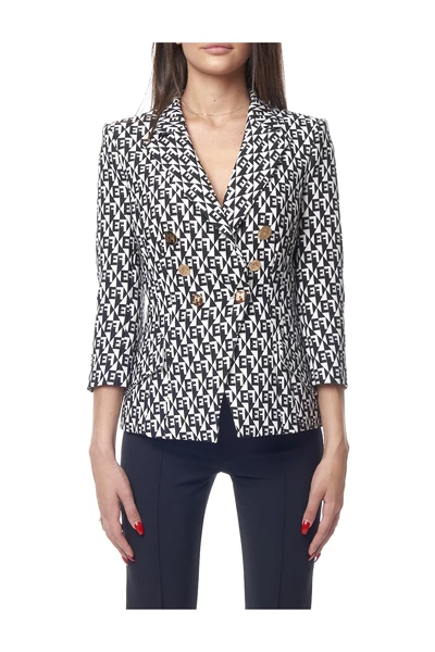 Elisabetta Franchi Blazers Jacket Black 2 Elisabetta Franchi Blazers Jacket Black - Afbeelding 2