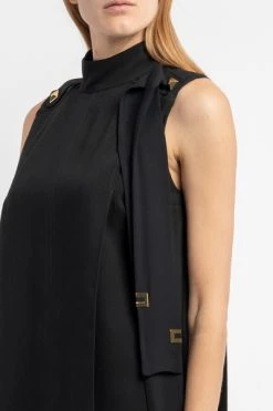 Elisabetta Franchi Feestjurken Dress Black -Elisabetta Franchi Winkel 7bcb9ac9a83f8b7c43015879718df737