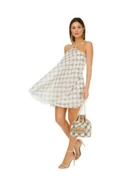 Elisabetta Franchi Casual Jurken Dress White