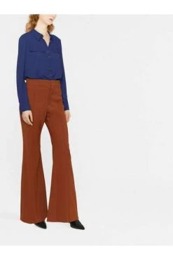 Elisabetta Franchi Longsleeve Shirts Casual Shirts Blue