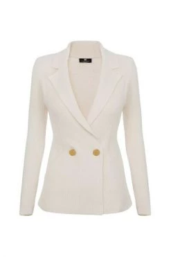 Elisabetta Franchi Blazers White