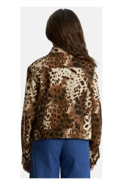 Elisabetta Franchi Jasjes Spotted Jacket Brown