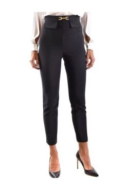 Elisabetta Franchi Chino's Trousers Black
