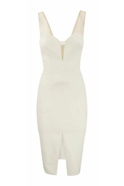 Elisabetta Franchi Feestjurken Party Dresses Beige 1 Elisabetta Franchi Feestjurken Party Dresses Beige