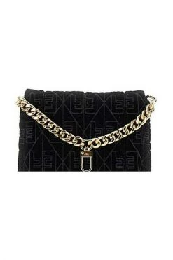 Schoudertassen ELISABETTA FRANCHI BLACK Black -Elisabetta Franchi Winkel 7e22f734eed64d83e1ff30a07eb15e1f