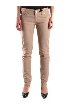 Elisabetta Franchi Pantalons Trousers Beige