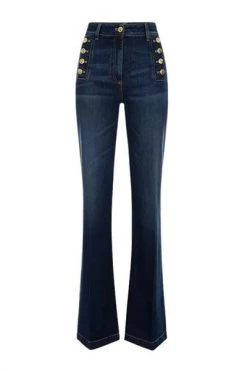 Elisabetta Franchi Flared Jeans Blue 6 Elisabetta Franchi Flared Jeans Blue -Elisabetta Franchi Winkel 7e4edaa6c275d5e8e5fefb11294e99d7