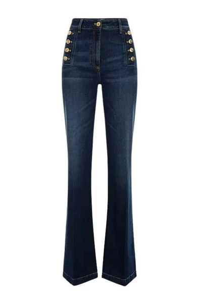 Elisabetta Franchi Flared Jeans Blue 3 Elisabetta Franchi Flared Jeans Blue - Afbeelding 3