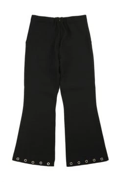 Elisabetta Franchi Wijde Broeken Trousers Black