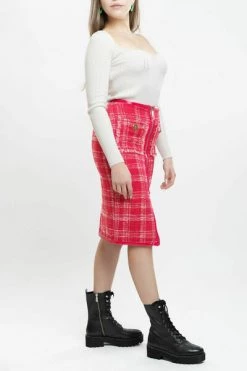 Elisabetta Franchi Midirokken Skirt Pink -Elisabetta Franchi Winkel 7f5a541eecbdfadbfd710fbdc2c16d6d