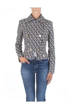 Elisabetta Franchi Zomerjassen Jacket Black 6 Elisabetta Franchi Zomerjassen Jacket Black -Elisabetta Franchi Winkel 800c4b10b453b864398ba729911751a5