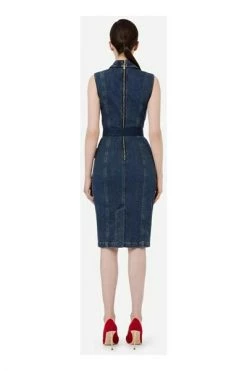 Elisabetta Franchi Casual Jurken Midi Dresses Blue -Elisabetta Franchi Winkel 801ffad61d00dc9f1938811a265dda0e
