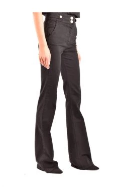 Elisabetta Franchi Bootcut Jeans Jeans Black -Elisabetta Franchi Winkel 8022ec0cb65ab21357a16499353948da