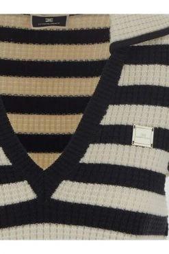 Elisabetta Franchi Sweaters V-neck Knitwear Black -Elisabetta Franchi Winkel 803e0d0f5561c2937938b06cf4ccfd2b