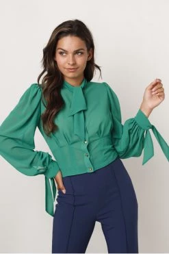Elisabetta Franchi Blouses Blouse Green