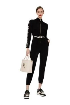 Elisabetta Franchi Jumpsuits & Tuinbroeken Jumpsuit Black