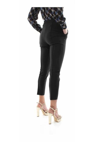 Elisabetta Franchi Pantalons Slim-fit Trousers Black 2 Elisabetta Franchi Pantalons Slim-fit Trousers Black - Afbeelding 2