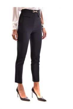 Elisabetta Franchi Chino's Trousers Black -Elisabetta Franchi Winkel 818932f6053de5ce1e4fc9fae124857e