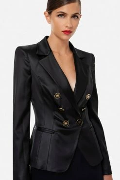 Elisabetta Franchi Blazers Black -Elisabetta Franchi Winkel 81c2125b8269f54306f2f7b214680e9b