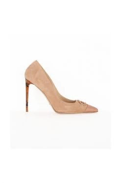 Elisabetta Franchi Pumps With Turtle-Effect Heel Pink -Elisabetta Franchi Winkel 820a5fb28742543b386ff83239ad9d9c