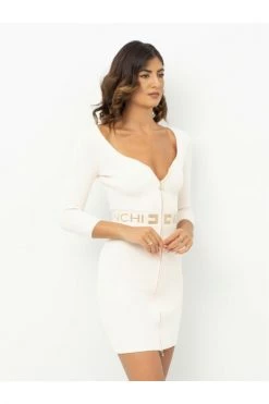 Elisabetta Franchi Casual Jurken Dresses White -Elisabetta Franchi Winkel 82bc21c2bbd41acaf580ab61bfef6792