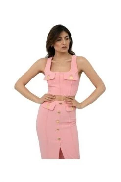 Elisabetta Franchi Shirts TO025 22E2 - TOP Pink 9 Elisabetta Franchi Shirts TO025 22E2 - TOP Pink -Elisabetta Franchi Winkel 838e2a99ea9efdc344432bd9eb6db8ec