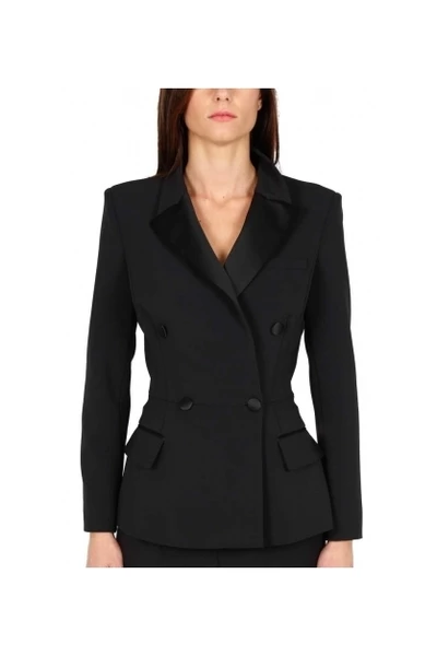 Elisabetta Franchi Blazers JACKET Black 3 Elisabetta Franchi Blazers JACKET Black - Afbeelding 3