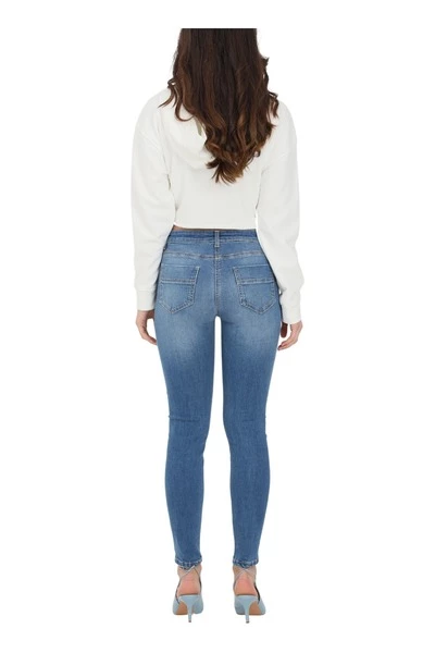 Elisabetta Franchi Skinny Jeans Jeans Blue 2 Elisabetta Franchi Skinny Jeans Jeans Blue - Afbeelding 2
