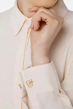Elisabetta Franchi Longsleeve Shirts Shirt White