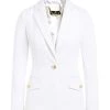 Elisabetta Franchi Blazers Single -breasted Jacket White