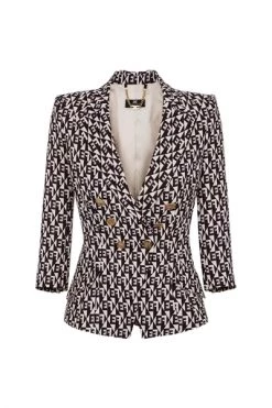 Elisabetta Franchi Blazers Black -Elisabetta Franchi Winkel 844ad39c4fdb0d6db2536b61c6fee6d2