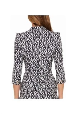 Elisabetta Franchi Blazers Coats Black -Elisabetta Franchi Winkel 84802632a90caad0fac0be41638b87b7