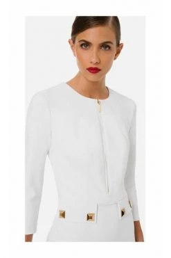 Elisabetta Franchi Casual Jurken Short Dresses White