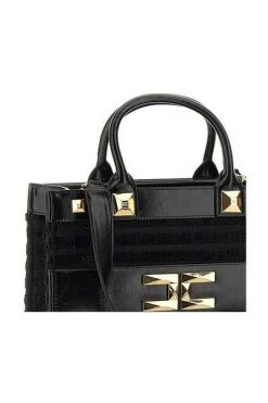 Handtassen ELISABETTA FRANCHI BLACK Black -Elisabetta Franchi Winkel 84bceb1161f8145d995edc5e19d13722