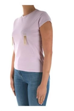 Elisabetta Franchi T-shirts T-shirt Donna MA02321E2-420 Pink