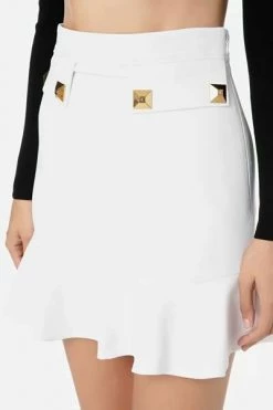 Elisabetta Franchi Korte Rokken Short Skirts White