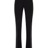 Elisabetta Franchi Pantalons Straight Trousers Black