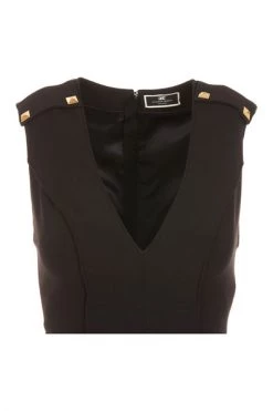 Elisabetta Franchi Feestjurken DRESS Black -Elisabetta Franchi Winkel 854be92ab8cf1433f326a2033dec68ba