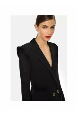 Elisabetta Franchi Blazers Knitwear Black -Elisabetta Franchi Winkel 8637c63175c6a4416a94d96cd8d2e28b