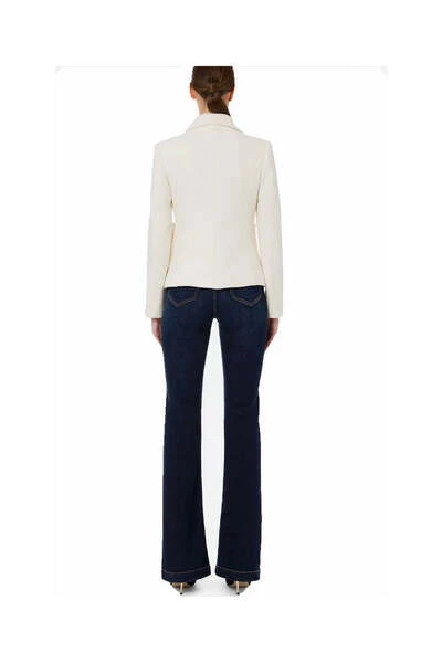 Elisabetta Franchi Blazers White 1 Elisabetta Franchi Blazers White