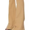 Elisabetta Franchi Wijde Broeken Trousers Beige
