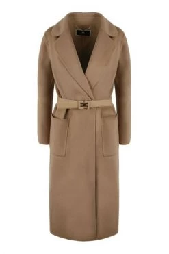 Elisabetta Franchi Trenchcoats & Mantels Coat Beige