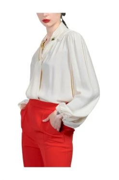 Elisabetta Franchi Blouses White -Elisabetta Franchi Winkel 86c2fa122f662e44cccf5e1087be978c