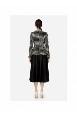 Elisabetta Franchi Blazers Tweed Jackets Black -Elisabetta Franchi Winkel 870468ff9ac40c1485c60a8015b21496