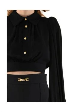 Elisabetta Franchi Blouses Blusa Black