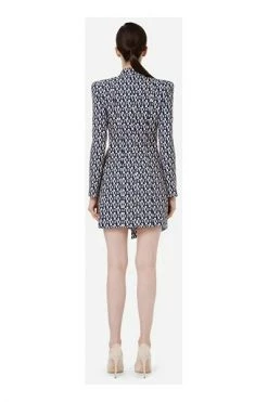 Elisabetta Franchi Casual Jurken Midi Dress Blue 6 Elisabetta Franchi Casual Jurken Midi Dress Blue -Elisabetta Franchi Winkel 87fd2c842b78fffb4a21824a18d65488