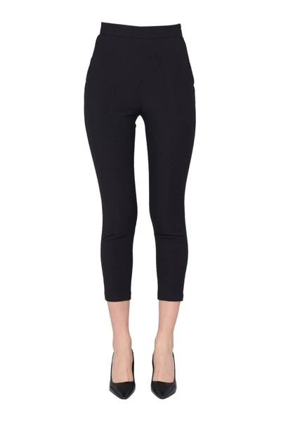 Elisabetta Franchi Broeken Cropped Trousers Black 3 Elisabetta Franchi Broeken Cropped Trousers Black - Afbeelding 3
