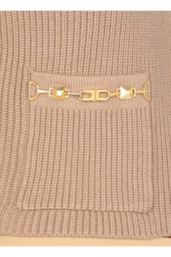 Elisabetta Franchi Vesten Cardigan Beige -Elisabetta Franchi Winkel 88d25c1d589d1b0e5c3e08bf91f917eb