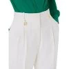 Elisabetta Franchi Vrijetijds Broeken Trousers White